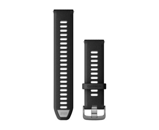 Garmin Forerunner 265 pulksteņa siksniņa, 22 mm, Melna Smart-Watch aksesuāri