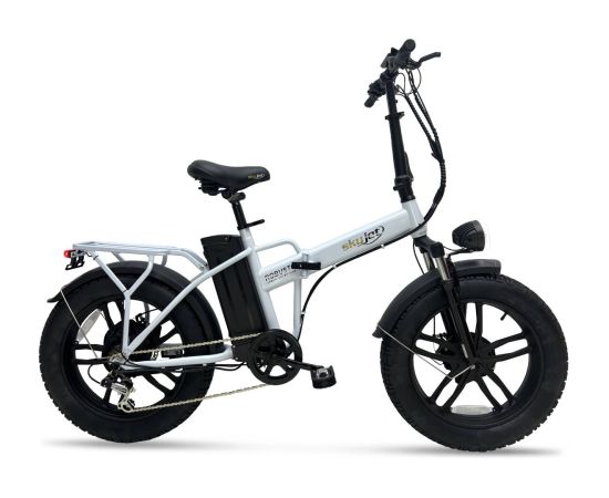 Saliekamais elektriskais velosipēds Skyjet Robusto White Электрические велосипеды