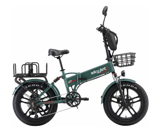 Saliekamais elektriskais velosipēds Skyjet GTIII PRO PLUS Green Электрические велосипеды