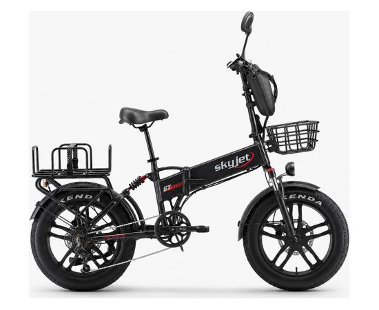 Saliekamais elektriskais velosipēds Skyjet GTIII PRO PLUS Black Электрические велосипеды