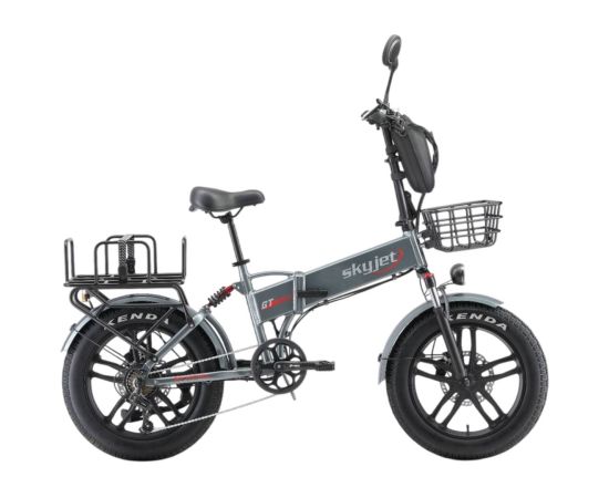 Saliekamais elektriskais velosipēds Skyjet GTIII PRO PLUS Grey Электрические велосипеды