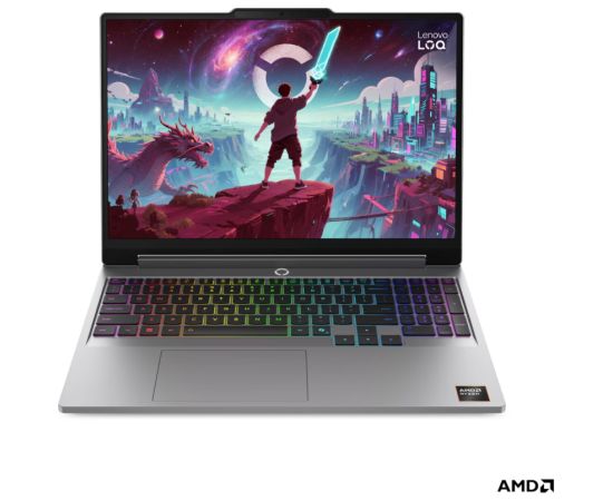 Lenovo LOQ 15AHP11 AMD Luna Grey 15.3 " IPS WUXGA 1920 x 1200 pixels Anti-glare AMD Ryzen 7 250 16 GB SODIMM DDR5 Solid-state drive capacity 512 GB NVIDIA GeForce RTX 5060 GDDR7 8 GB Windows 11 Home 802.11ax Bluetooth version 5.3 Keyboard language English Portatīvie datori