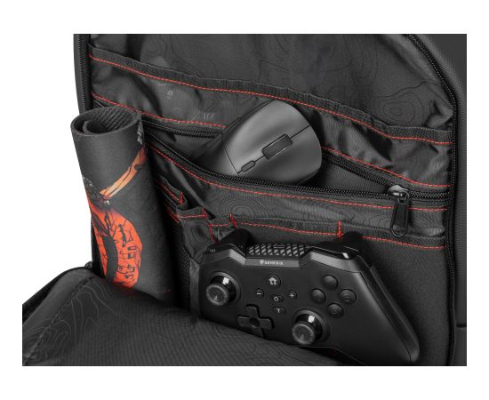 Genesis Pallad 510 Fits up to size 17.3 " Backpack Shoulder strap Black Сумки, обложки для ноутбуков