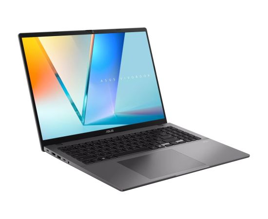 ASUS Vivobook S16 S3607VA-RP147W Core 7 240H 16.0"WUXGA IPS-level Panel 144Hz 300nits AG 16GB DDR5 SSD512 Intel UHD Graphics CamFHD+IR 70WHrs Win11 Aluminum Matte Gray Portatīvie datori