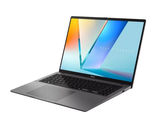 ASUS Vivobook S16 S3607VA-RP147W Core 7 240H 16.0"WUXGA IPS-level Panel 144Hz 300nits AG 16GB DDR5 SSD512 Intel UHD Graphics CamFHD+IR 70WHrs Win11 Aluminum Matte Gray Portatīvie datori