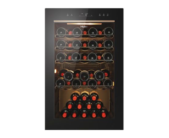 Haier Wine Bank 50 Serie 3 HWS49GAE Compressor wine cooler Freestanding Black 49 bottle(s) Jaunumi Sadz. tehnika