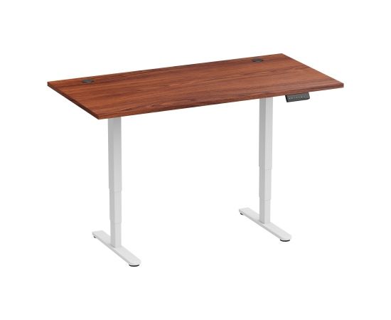 Adjustable Height Table Up Up Bjorn II White, Table top L Dark Walnut Офисные столы