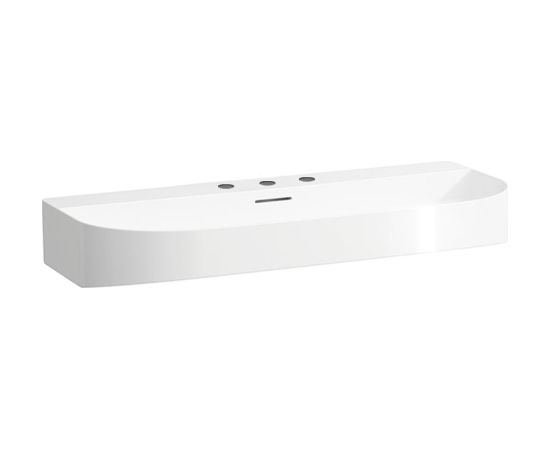Laufen izlietne Sonar, 1000x420 mm, 3MC, slīpēta apakša, balta Vannas istabas izlietnes