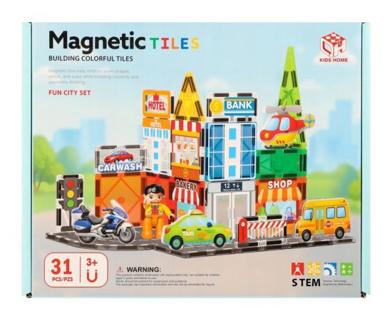 Mega Creative KLOCKI MAGNET CITY 31EL 25X20X6 MC PUD 12 Конструкторы