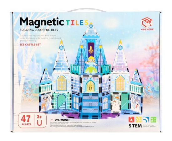 Mega Creative KLOCKI MAGNET ZAMEK 47EL 33X26X6 MC PUD 16 Конструкторы