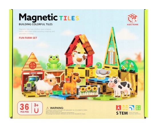Mega Creative KLOCKI MAGNET FARMA 36EL 26X21X6 MC PUD 24 Конструкторы
