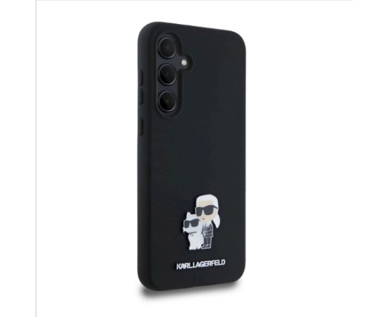 Karl Lagerfeld KLHCSA35SMHKCNPK Hardcase Aizsargapvalks priekš Samsung Galaxy A35 / melns Neoriģinālie Maciņi