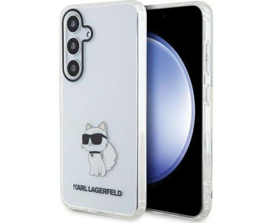 Karl Lagerfeld KLHCS24MHNCHTCT Hardcase IML Choupette Aizsargapvalks priekš Samsung Galaxy S24+ S926 / caurspīdīgs Neoriģinālie Maciņi