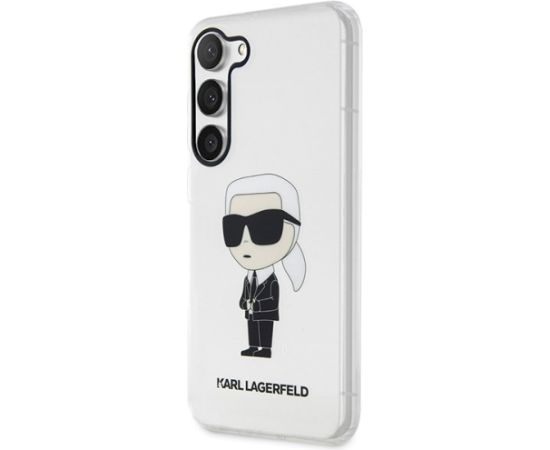 Karl Lagerfeld KLHCS23MHNIKTCT S23+ S916 Ikonik Aizsargapvalks priekš / caurspīdīgs Neoriģinālie Maciņi