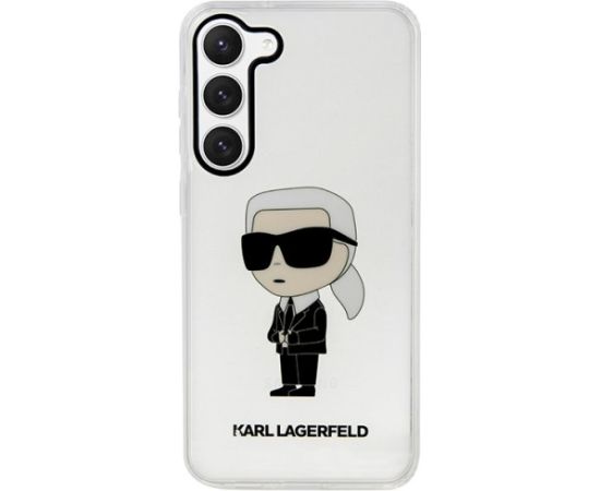Karl Lagerfeld KLHCS23MHNIKTCT S23+ S916 Ikonik Aizsargapvalks priekš / caurspīdīgs Neoriģinālie Maciņi