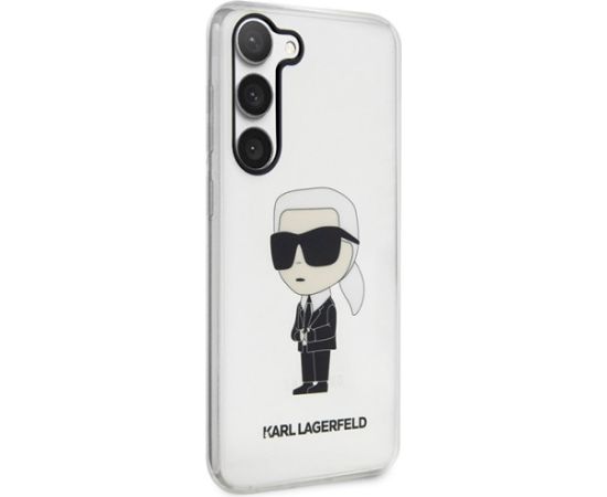 Karl Lagerfeld KLHCS23MHNIKTCT S23+ S916 Ikonik Aizsargapvalks priekš / caurspīdīgs Neoriģinālie Maciņi