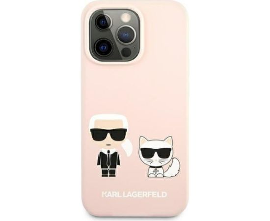 Karl Lagerfeld KLHMP13XSSKCI Aizsargapvalks priekš iPhone 13 Pro Max 6,7" / gaiši rozā Neoriģinālie Maciņi
