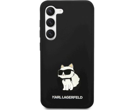 Karl Lagerfeld KLHCS23MSNCHBCK Hardcase Aizsargapvalks priekš Samsung Galaxy S23+ S916 / melns Neoriģinālie Maciņi