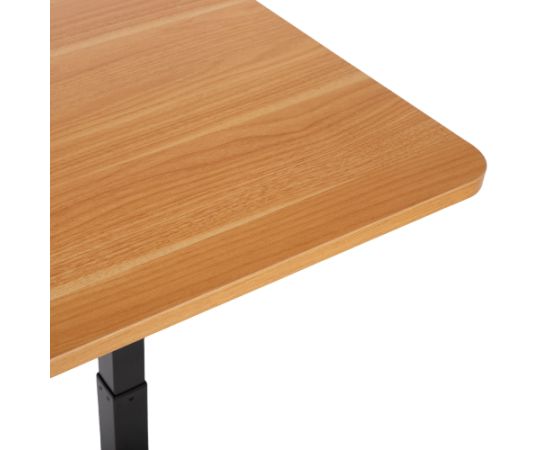 Desk ERGO manual 120x60xH70-115cm, oak/black Новинки Для дома и сада 