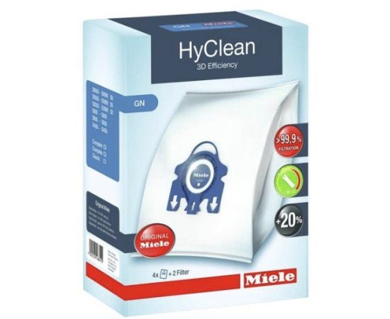 MIELE GN HYCLEAN Putekļsūcēja maisiņi 4 gab. Сумки для пыли