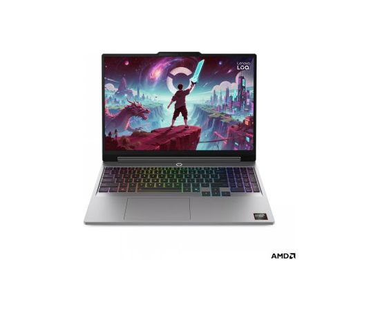 LENOVO LOQ RYZEN 7 250/15.6" FHD (1920X1080) IPS 300NITS ANTI-GLARE, 100% SRGB, 144HZ, G-SYNC®/16GB/1TB SSD/RTX5070_8GB/W11H/ENG (ECLIPSE BLACK) Portatīvie datori