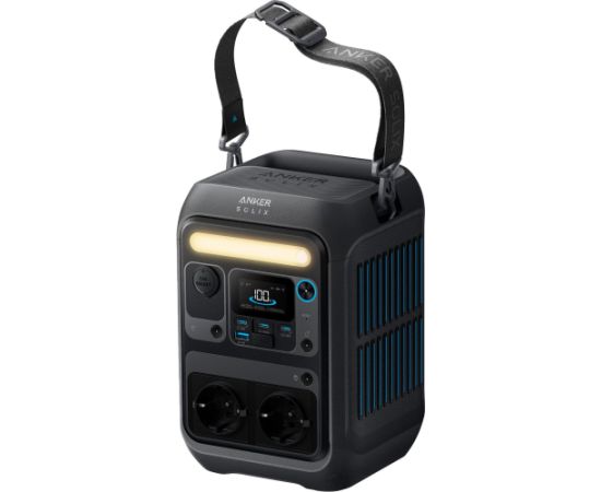 Anker SOLIX Portable Power Station C300X DC + Foldable Solar Panel PS60 (gray, 288Wh, 300 Watt, PD 3.1) Baterijas un akumulatori