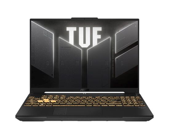 ASUS TUF Gaming F16 FX607VJB-RL143W Core 5 210H 16.0"FHD+ 144Hz IPS-level 300nits AG 16GB DDR5 5600 SSD512 GeForce RTX 3050 6GB Cam720P 56WHrs Win11 Aluminum Mecha Gray Portatīvie datori