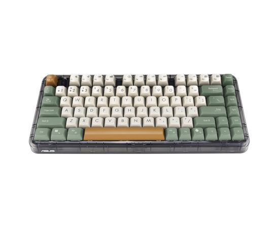 Klawiatura ASUS KD201 Jelly75 Wireless/Bluetooth Keyboard Milk White Klaviatūras