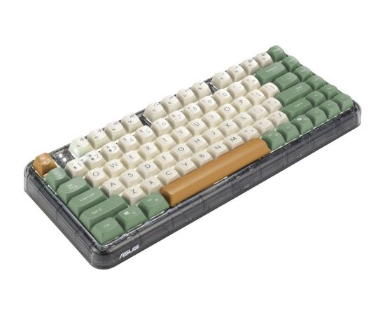 Klawiatura ASUS KD201 Jelly75 Wireless/Bluetooth Keyboard Milk White Klaviatūras