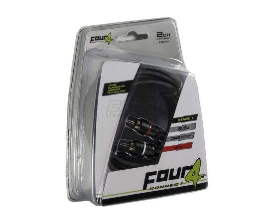 FOUR Connect 4-800154 STAGE1 RCA-cable 3.5m Автомобильные усилители звука