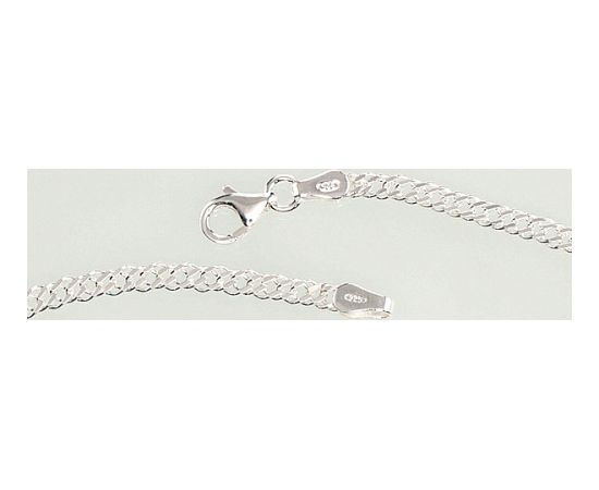 Sudraba ķēdīte Rombs 2,8 mm, dimantu apstrādājums #2400064, Sudrabs 925°, garums: 50 cm, 6.4 gr. Viriešiem
