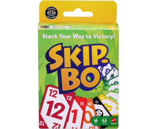 Mattel GRA MATTEL SKIP-BO JMM20 PUD5 Galda spēles