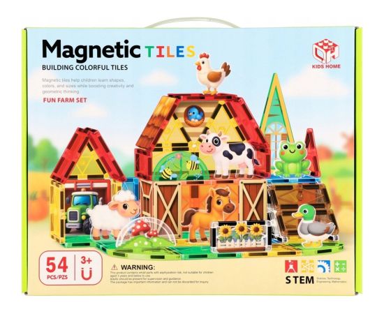 Mega Creative KLOCKI MAGNET FARMA 54EL 33X27X6 MC PUD 8 Конструкторы