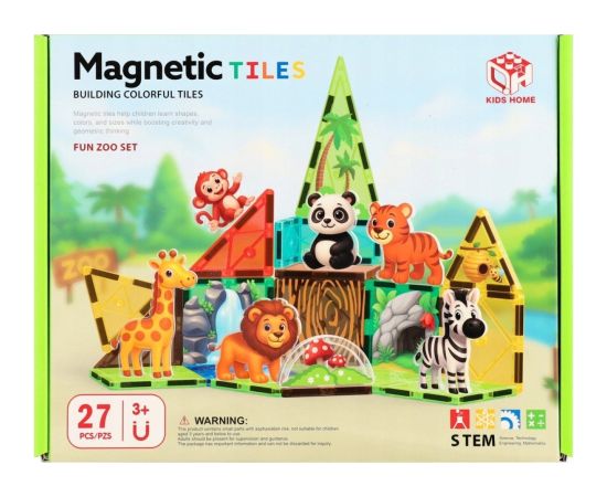 Mega Creative KLOCKI MAGNET ZOO 27EL 26X21X6 MC PUD 24 Конструкторы