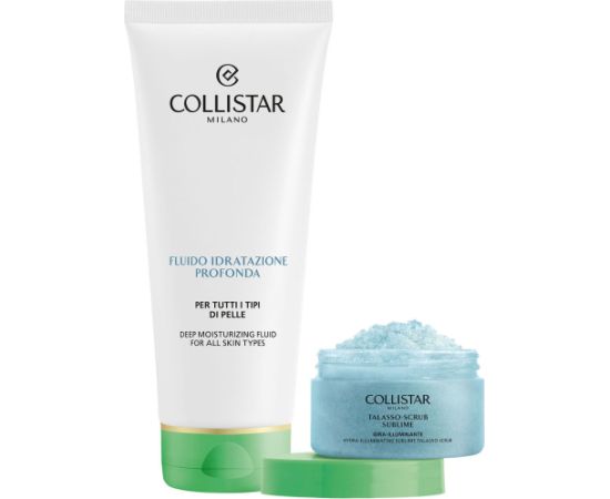 Collistar Set (Deep Hydration Fluid 200ML + Sublime Hydrating & Illuminating Talasso-Scrub 150G) Духи и косметика