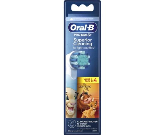 Końcówka Oral-B ORAL-B BRAUN KOŃCÓWKI EB10-4 KRÓL LEW Насадки для электрических зубных щеток