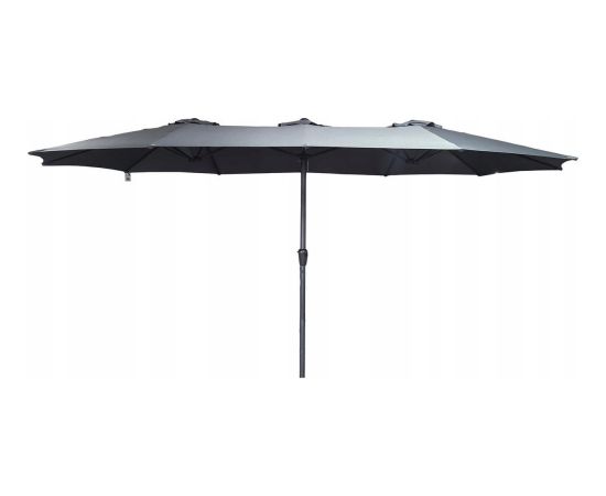 Saska Garden PARASOL OGRODOWY XXXL 2.7x4.6M SZARY SASKA GARDEN Новинки Для дома и сада 