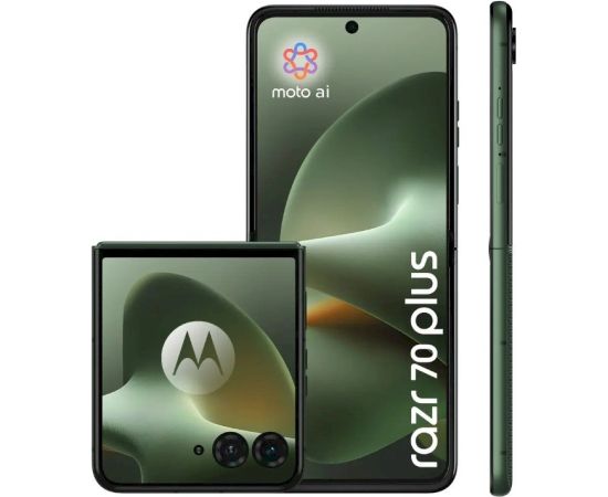 Motorola Razr 70 Plus Viedtālrunis 12GB / 512GB Mountain View Green Mobilie telefoni