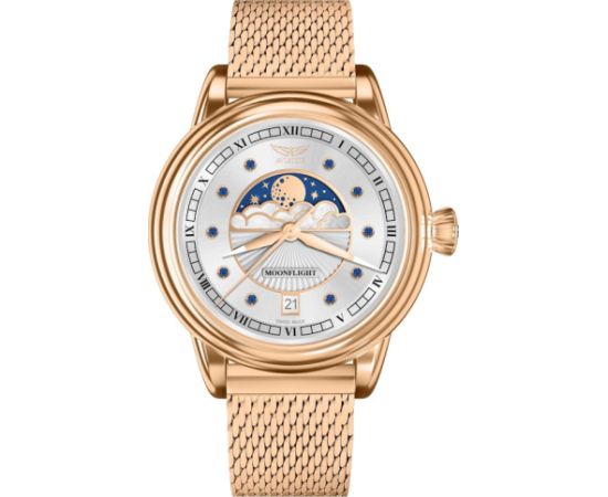 AVIATOR Douglas Moonflight Gemstone Edition Blue Sapphire V.1.33.2.416.5 Rokas pulksteņi 