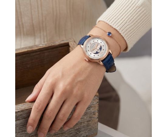 AVIATOR Douglas Moonflight Gemstone Edition Blue Sapphire V.1.33.2.416.4 Rokas pulksteņi 