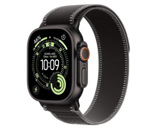 Apple Watch Ultra 3, 49 mm, Trail Loop, M/L, black titanium / charcoal - Smartwatch Smart-Watch Умные часы