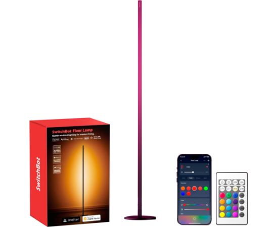 Switchbot Floor Lamp smart floor lamp (black) Dekoratīvais apgaismojums 