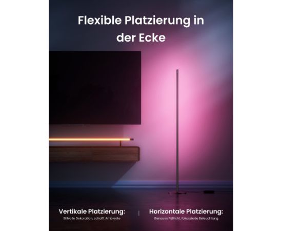 Switchbot Floor Lamp smart floor lamp (black) Dekoratīvais apgaismojums 