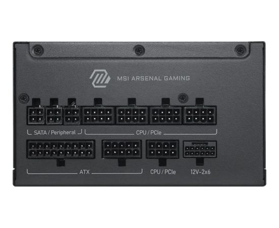 MSI MAG A1200PLS PCIE5 1200W (black, 1200 watts) Блоки питания