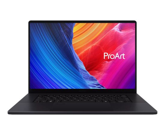 Asus ProArt P16 (H7606WX-SE008X) (black, AMD Ryzen AI 9 HX 370, NVIDIA GeForce RTX 5090, 64 GB LPDDR5X, 2 TB (2 TB SSD), Windows 11 Pro) - German - DE Layout Portatīvie datori