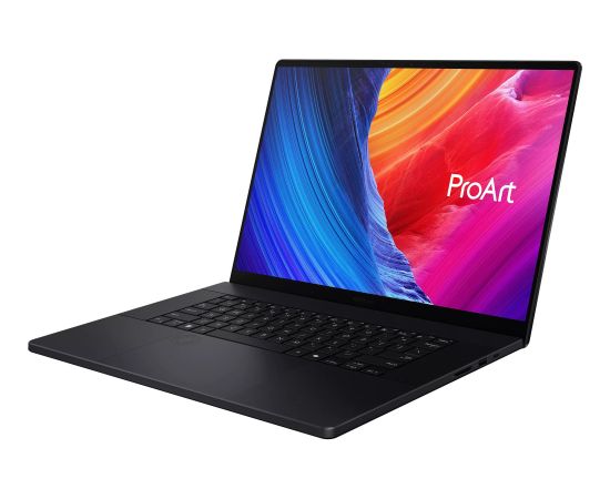 Asus ProArt P16 (H7606WX-SE008X) (black, AMD Ryzen AI 9 HX 370, NVIDIA GeForce RTX 5090, 64 GB LPDDR5X, 2 TB (2 TB SSD), Windows 11 Pro) - German - DE Layout Portatīvie datori