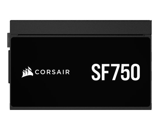 Corsair SF750, PC power supply (black, 1x 12VHPWR, 2x PCIe, cable management, 750 watts) Datoru barošanas bloki