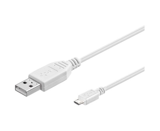 Goobay Micro USB charging and sync cable 43837 USB-A 2.0 to Micro-USB USB 2.0 male (type A) USB 2.0 micro male (type B) Data USB kabeļi