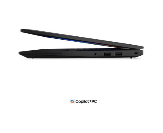 Lenovo ThinkPad L16 G3 Intel Black 16 " IPS WUXGA 1920 x 1200 pixels Anti-glare Intel Core Ultra 5 325 24 GB SODIMM DDR5 Solid-state drive capacity 512 GB Intel Graphics Windows 11 Pro 802.11be Bluetooth version 5.4 4G upgradable Keyboard language Nordic  Portatīvie datori