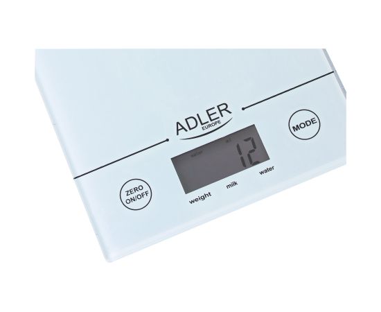 Adler AD 3138 w Maximum weight (capacity) 5 kg White Кухонные весы